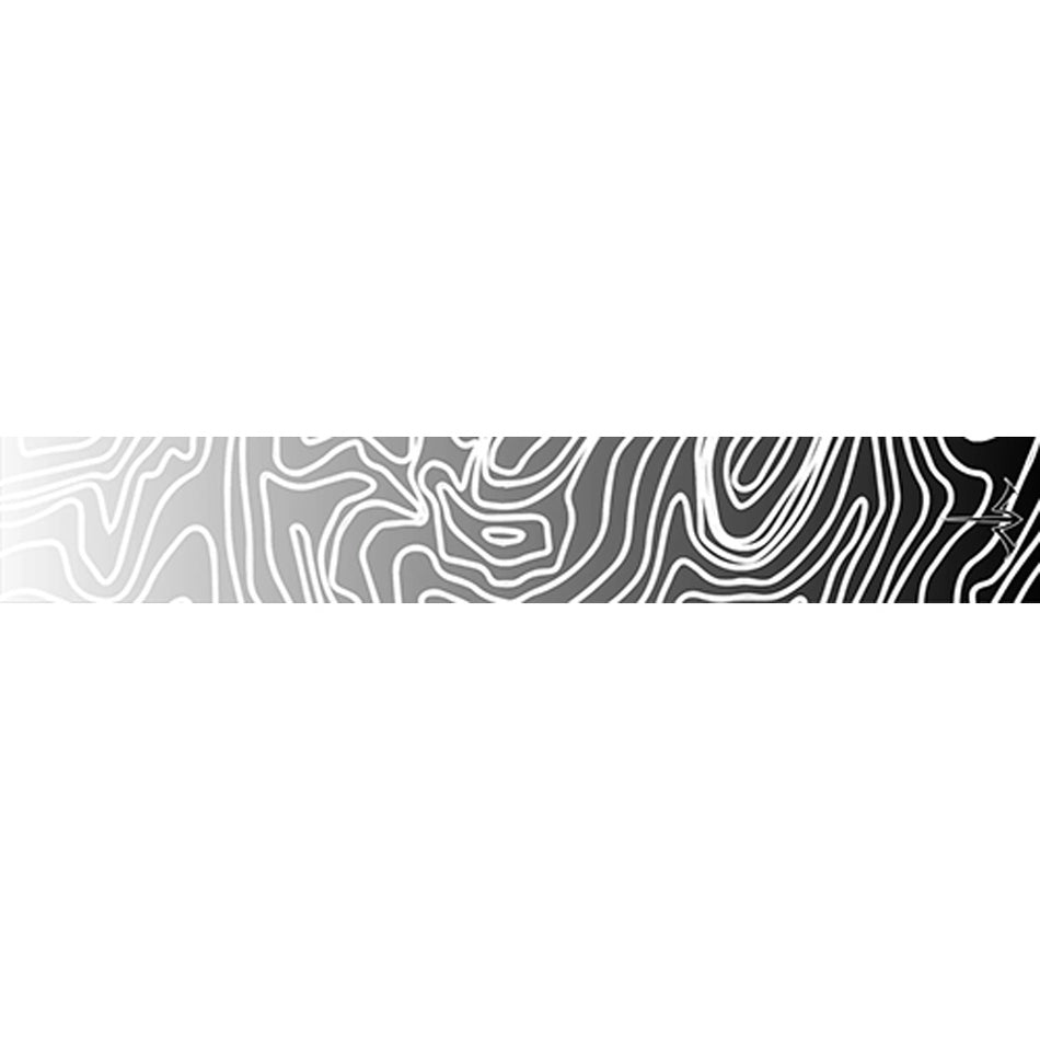 White Water Archery 15-Pack Topo Fade Arrow Wraps White 5 x 1.125 in.