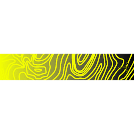 White Water Archery 15-Pack Topo Fade Arrow Wraps Yellow 5 x 1.125 in.