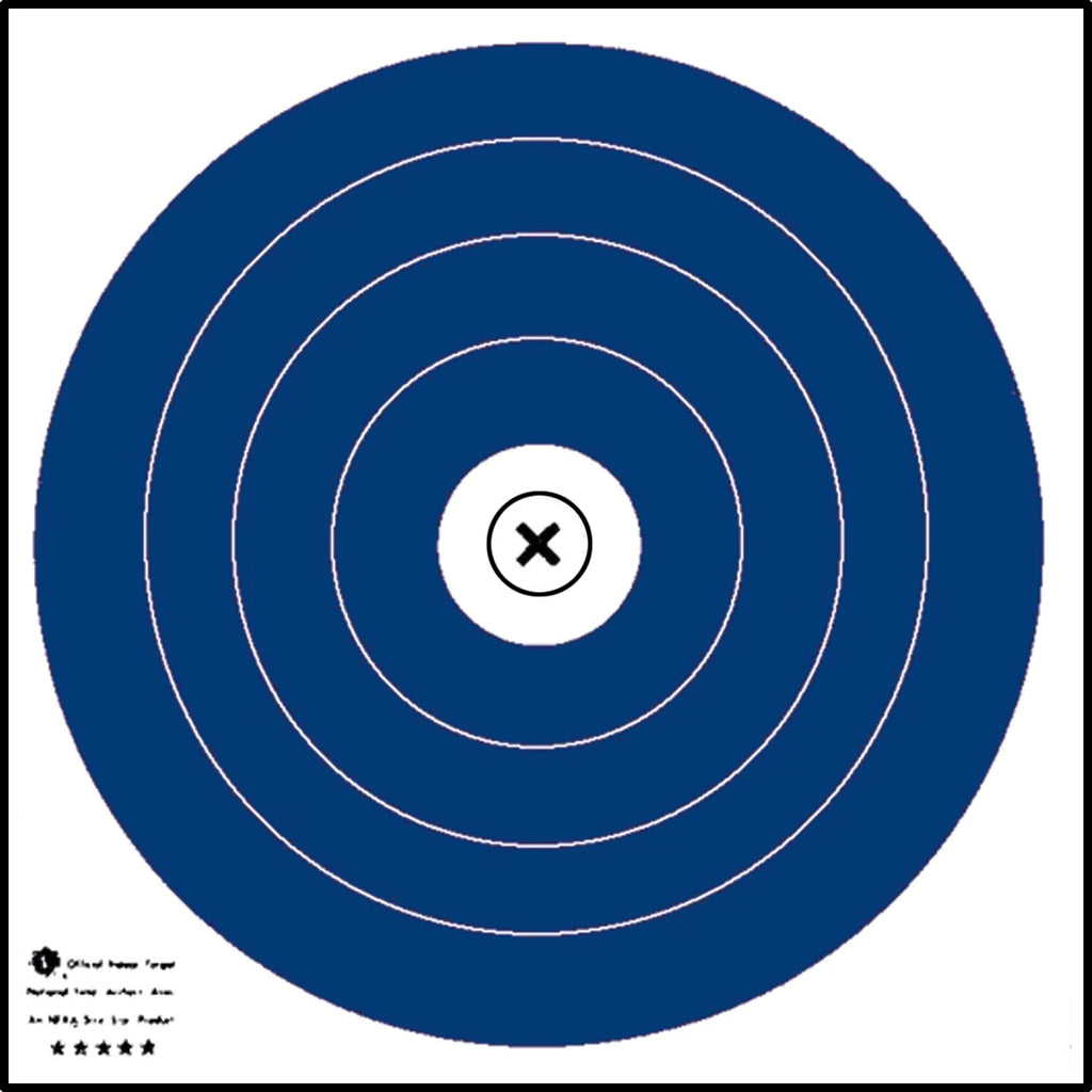 Maple Leaf Official NFAA 40cm Single Blue Indoor Archery Targets 25 pk.