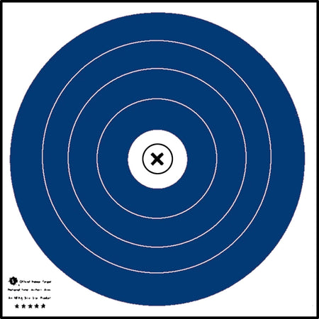 Maple Leaf Official NFAA 40cm Single Blue Indoor Archery Targets 25 pk.