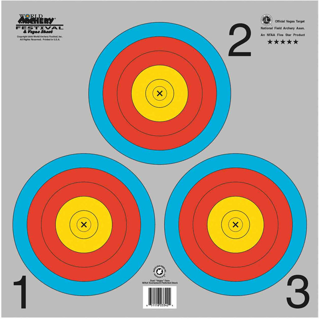 Maple Leaf Official WA Vegas 3-Spot Target Pack of 25