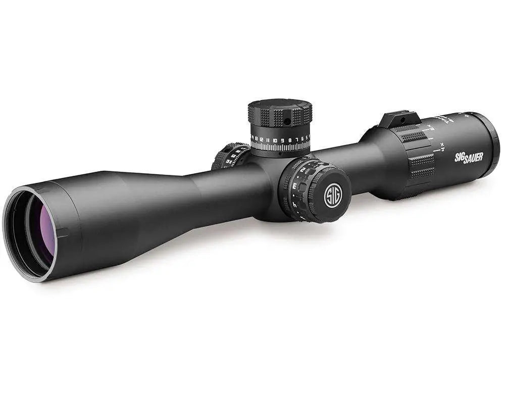 SIG SAUER TANGO4 4-16x44mm FFP Illuminated MOA Reticle Side Focus 30mm Scope Black