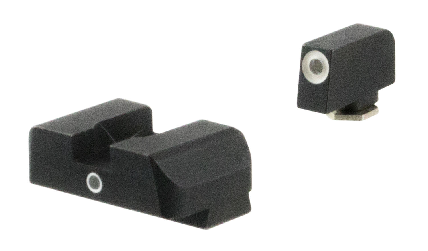 AmeriGlo GL5101 Glock Gen 5 i-Dot Night Sight Set Green Tritium White Outline Front Dot-Over-Dot