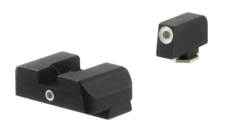 AmeriGlo GL5101 Glock Gen 5 i-Dot Night Sight Set Green Tritium White Outline Front Dot-Over-Dot