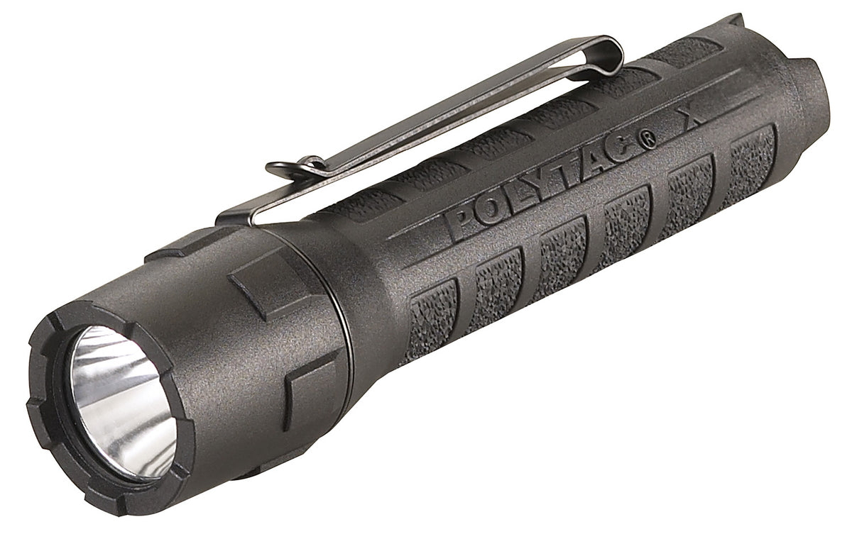 Streamlight 88600 PolyTac X Black Multi-Mode 600-Lumen White LED Flashlight