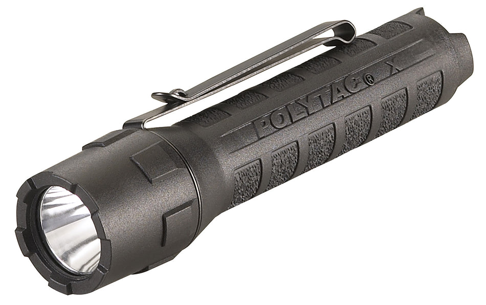 Streamlight 88600 PolyTac X Black Multi-Mode 600-Lumen White LED Flashlight