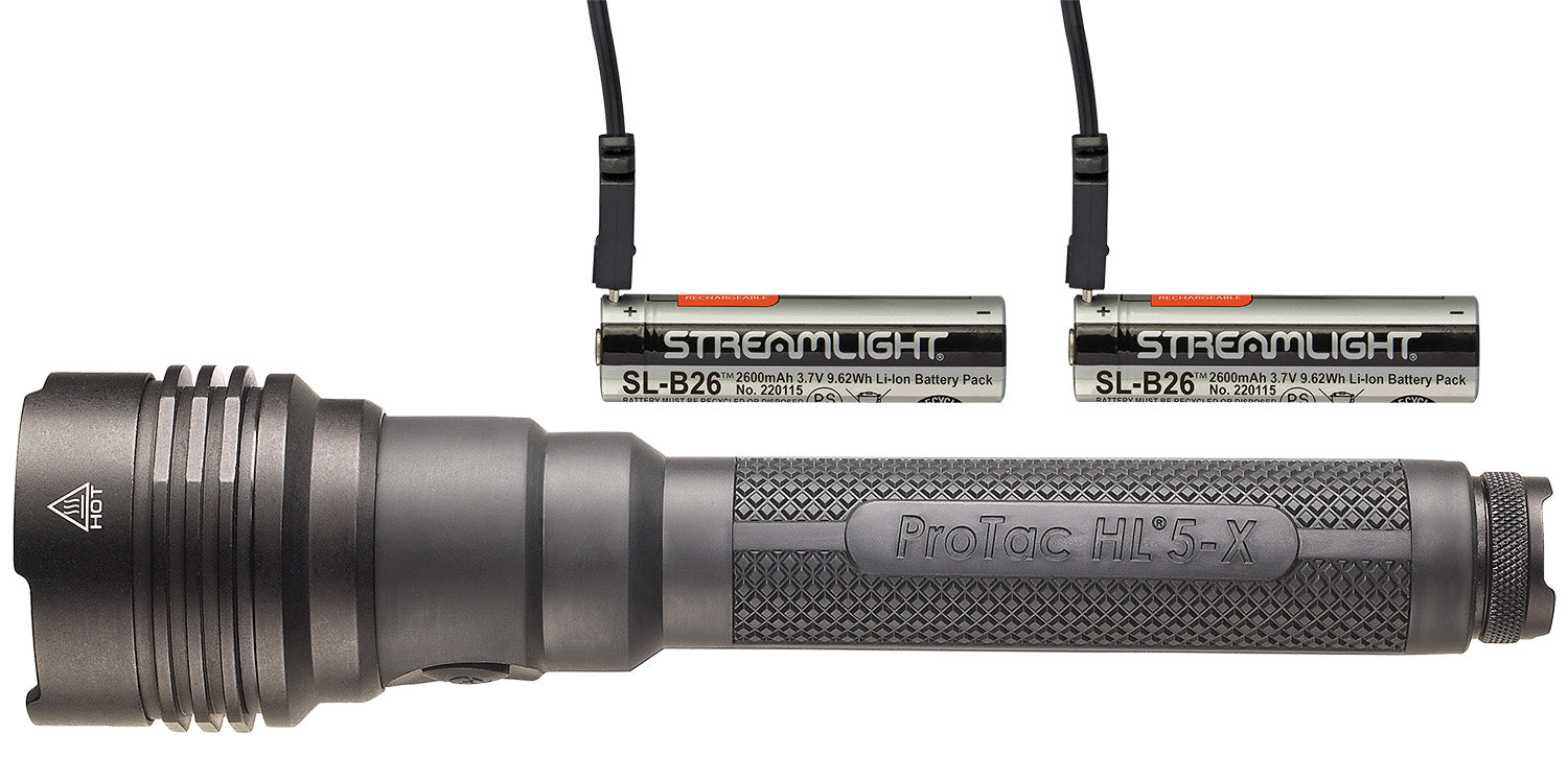 Streamlight 88080 ProTac HL 5-X USB Rechargeable Flashlight Black 3500 Lumens White LED