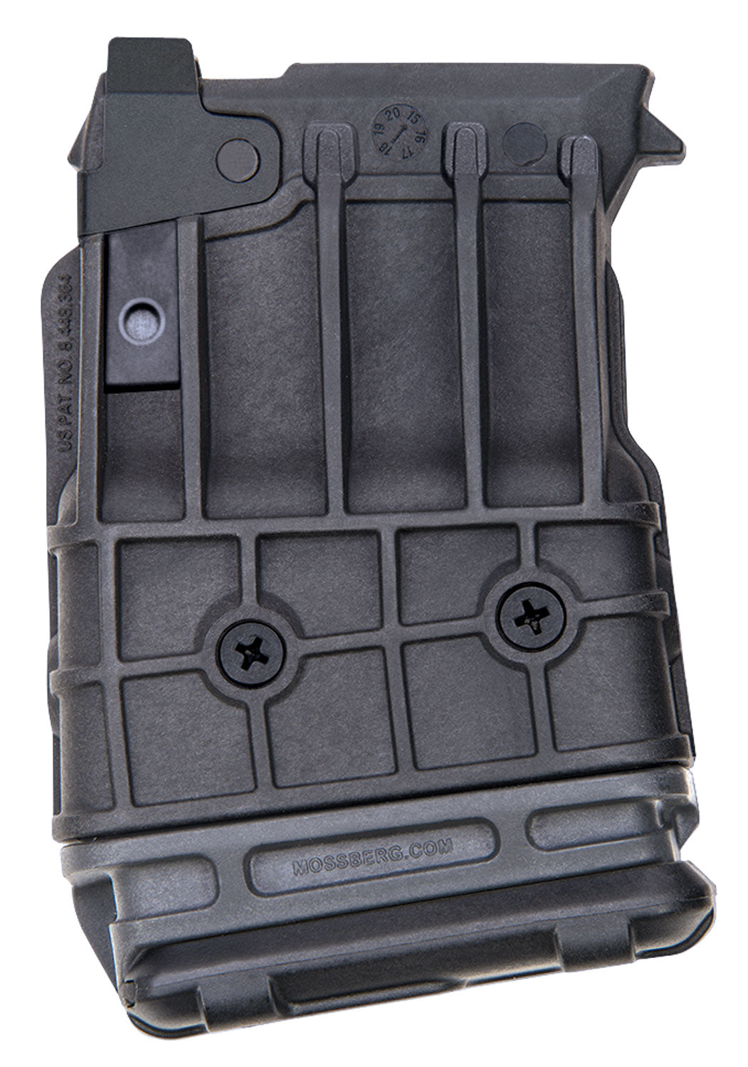 Mossberg 590M 5-Round 12 Gauge Double Stack Box Magazine – Black Polymer for 2.75" Shells