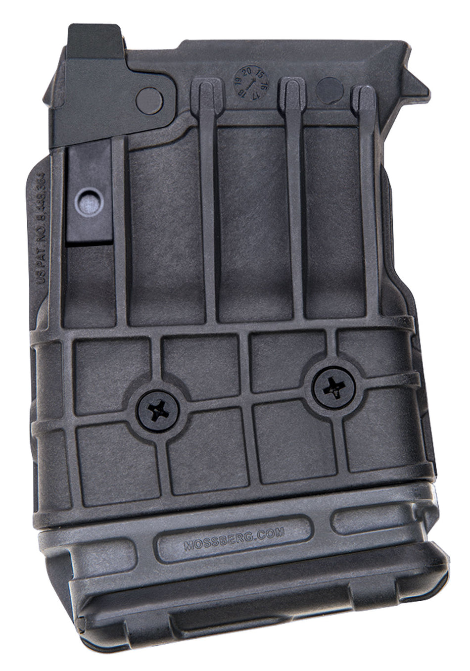 Mossberg 590M 5-Round 12 Gauge Double Stack Box Magazine – Black Polymer for 2.75" Shells