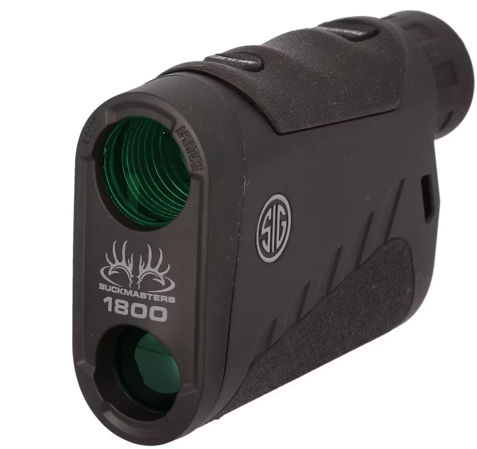 Buckmaster 1800 Laser Rangefinder Red LED Display 6x22mm Black