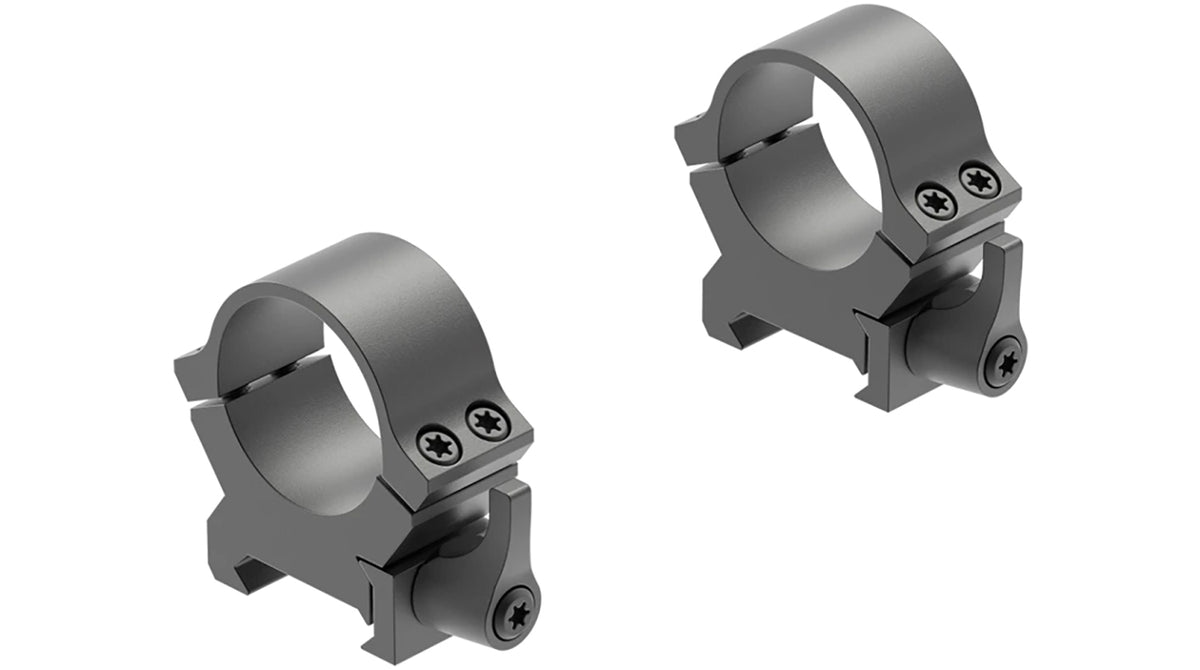 Leupold 174068 QRW2 Matte Black 1-Inch Medium Scope Ring Set Cross-Slot