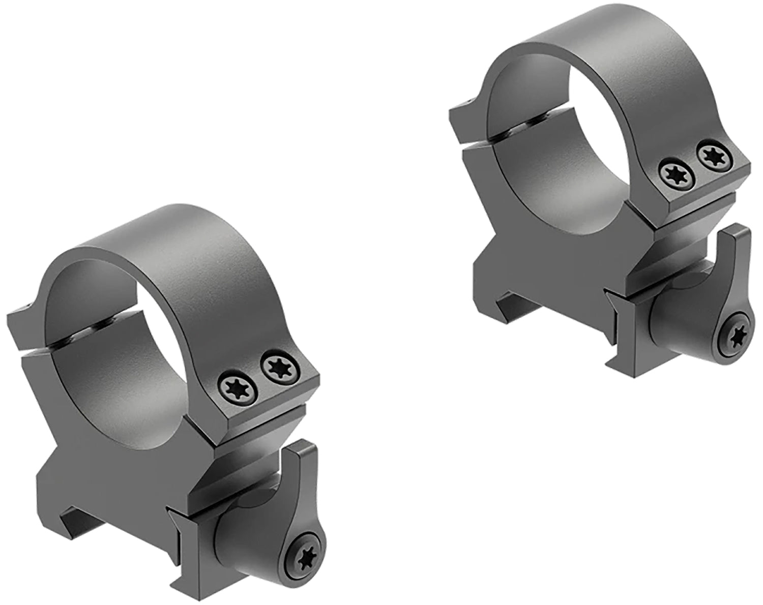 Leupold 174071 QRW2 Matte Black 1-Inch High Scope Ring Set Cross-Slot