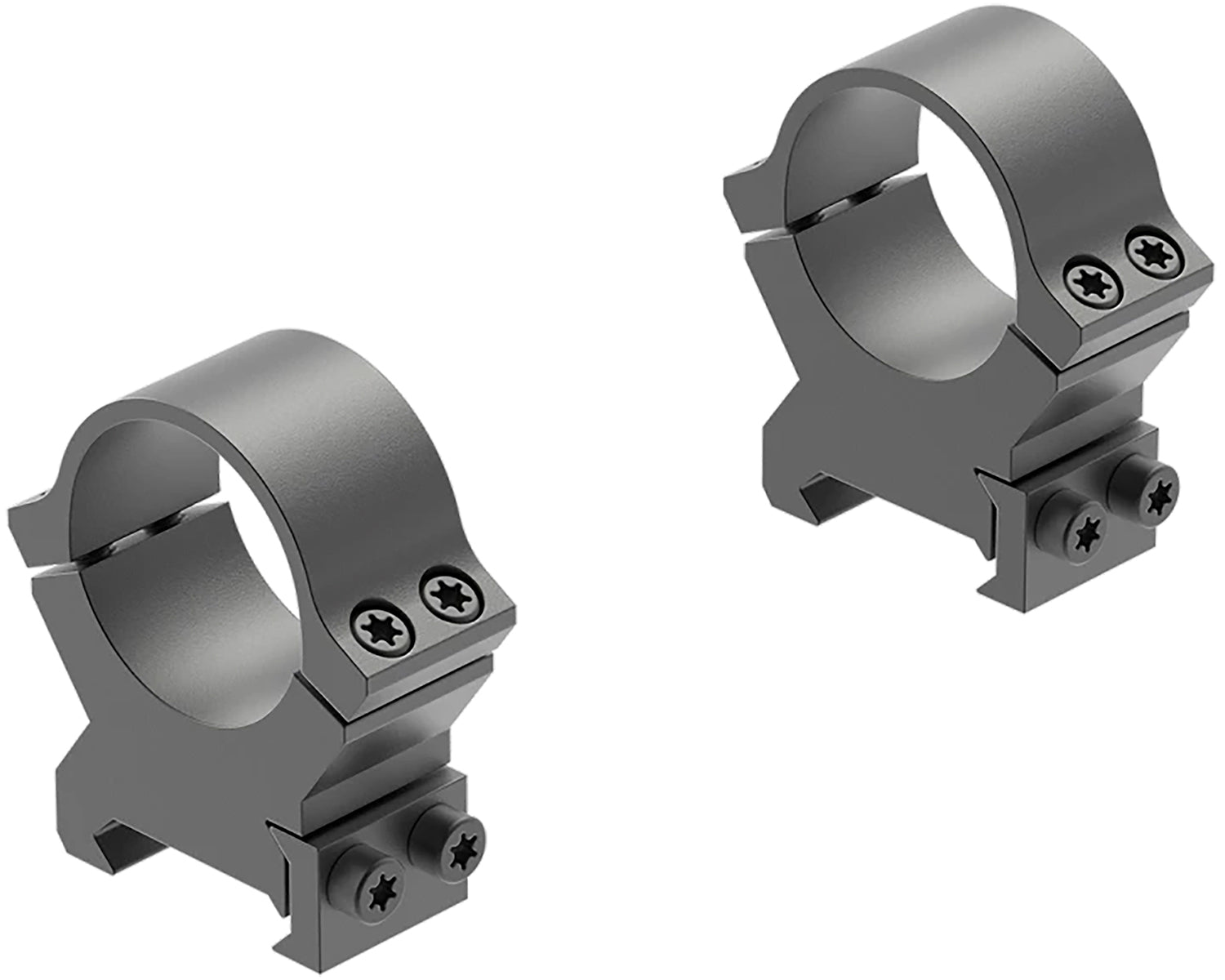 Leupold 174082 PRW2 Matte Black 1-Inch High Scope Ring Set Cross-Slot