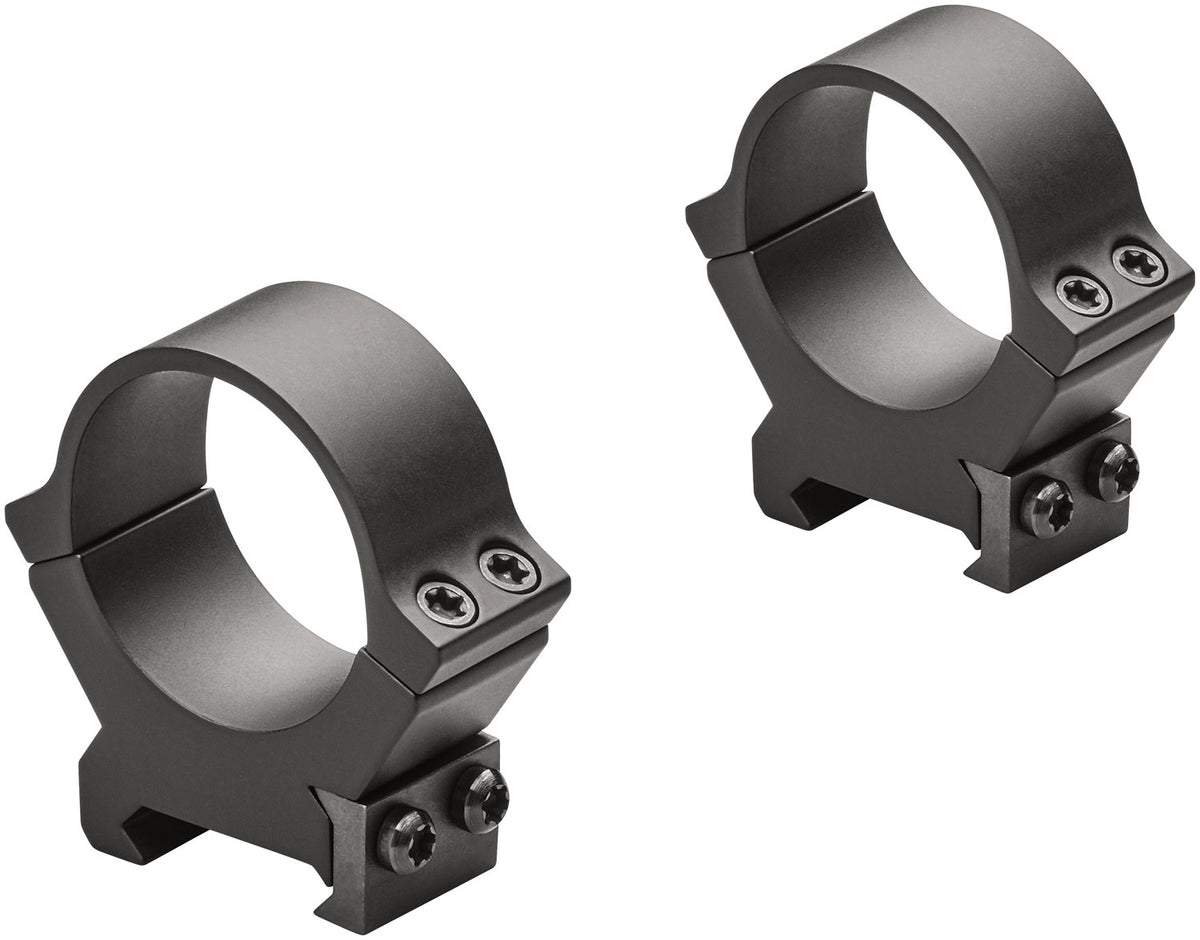 Leupold 174084 PRW2 Matte Black 30mm Medium Scope Ring Set Cross-Slot
