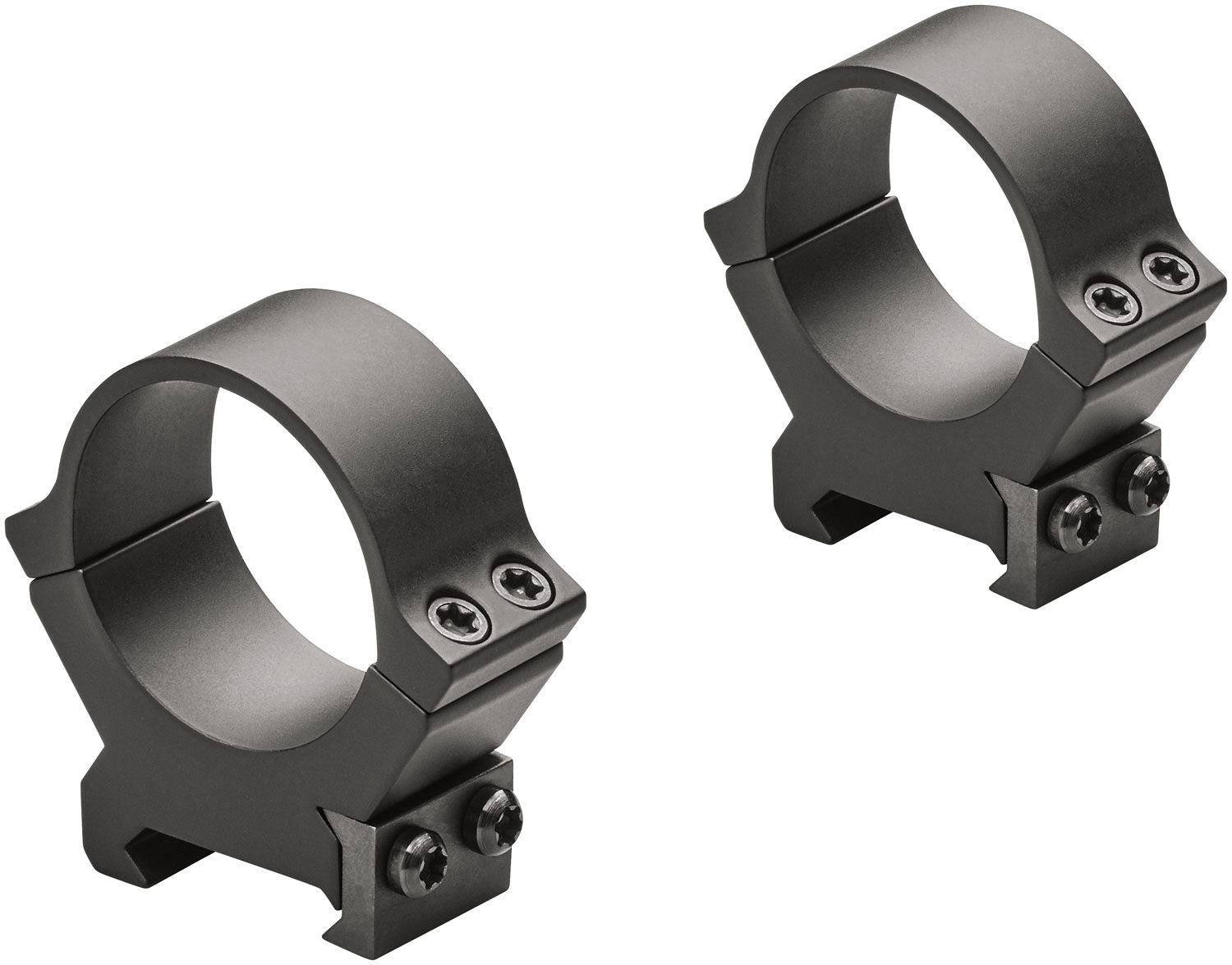 Leupold 174084 PRW2 Matte Black 30mm Medium Scope Ring Set Cross-Slot