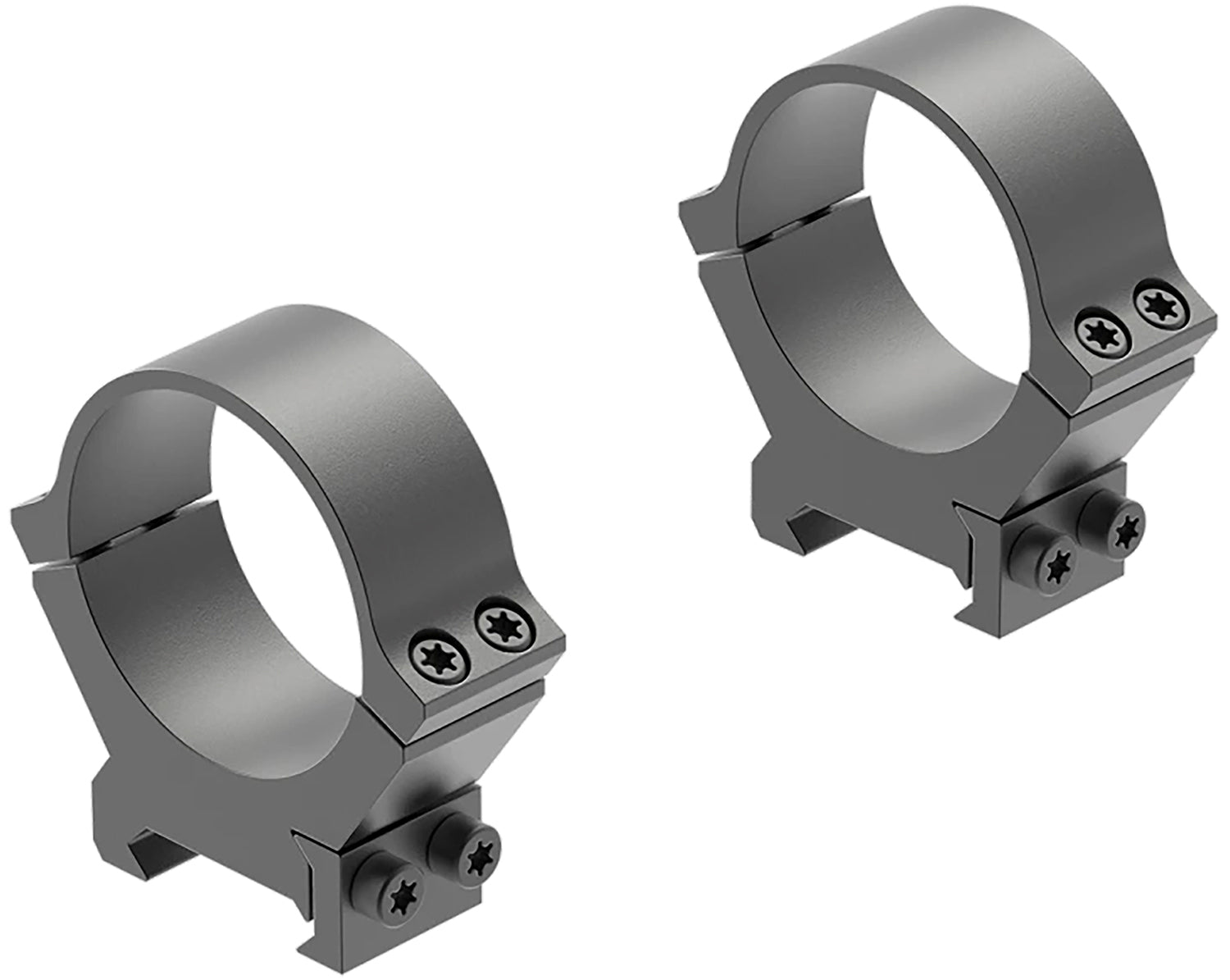 Leupold 174086 PRW2 34mm Medium Cross-Slot Riflescope Ring Set Matte Black