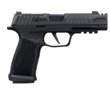 Sig Sauer 365XF9COMP10 P365 Fuse COMP 9mm Luger 10+1 3.70" Black Barrel, Black Nitron Stainless Steel Integrated Compensator/Optic Ready/Serrated Slide, Black Stainless Steel Frame w/Beavertail & Pica