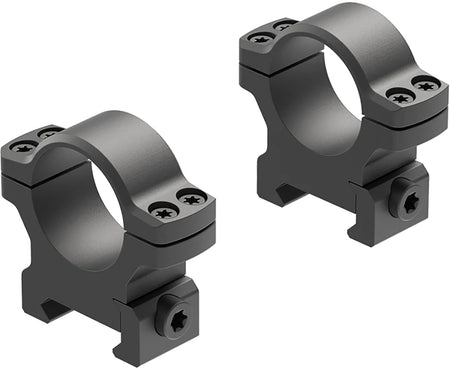 Leupold 175117 BackCountry 1-Inch Medium Cross-Slot Scope Ring Set Matte Black