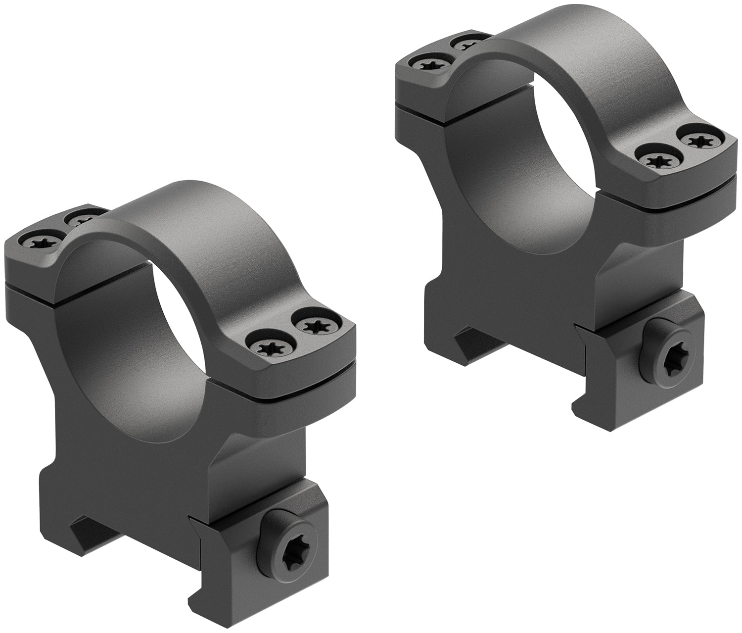 Leupold 175118 BackCountry 1-Inch High Cross-Slot Riflescope Ring Set Matte Black