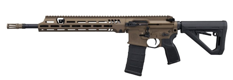 Sig Sauer R516G3556N16BBRZ 516 G3 5.56 NATO 30+1 16" Black Threaded Barrel, Bronze Cerakote Aluminum Receiver w/Picatinny Rail, M-LOK Handguard, Magpul DT Black Polymer Stock, AR Compatible Reduced An