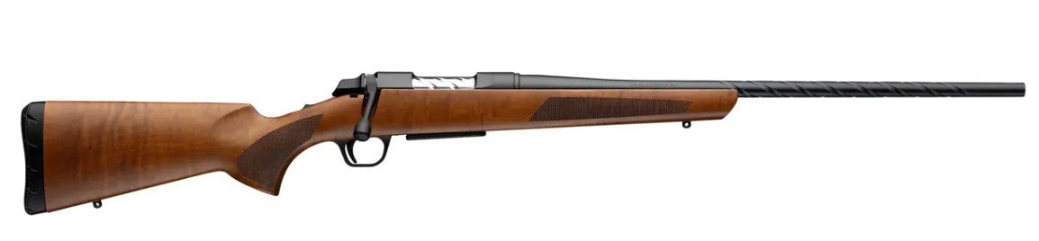 Browning 035848218 AB3 Pro Hunter Full Size 308 Win 5+1 22" Matte Blued Spiral Fluted Threaded Barrel, Matte Blued Steel Drilled & Tapped Receiver, AAA Dark Maple Fixed Stock