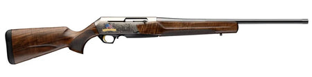 Browning 039036218 BAR MK4 Medallion Americana Full Size 308 Win 4+1 22" Blue Polished Fluted Barrel, Matte Nickel Engraved Aluminum Alloy Drilled & Tapped Receiver, Turkish Walnut Fixed Stock