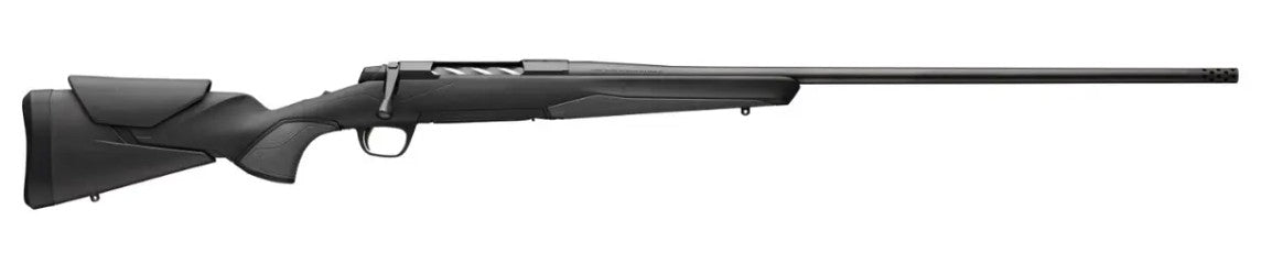Browning 0360032006 X-Bolt 2 Hunter Full Size 22 Creedmoor 4+1 22" Matte Black Threaded Barrel, Steel Drilled & Tapped Receiver, Black w/Overmolding Adj Vari-Tech Synthetic Stock, Right Hand