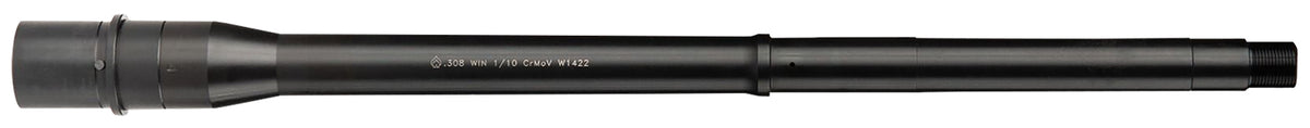 Ballistic Advantage BABL308003M 308 Win 16" AR-10 Modern Series Government Midlength Barrel Black QPQ CMV
