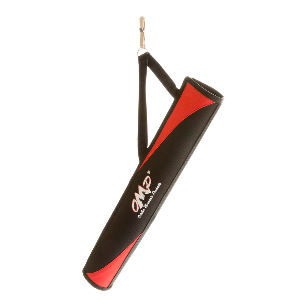 October Mountain No-Spill Tube Quiver Red for RH/LH Archers