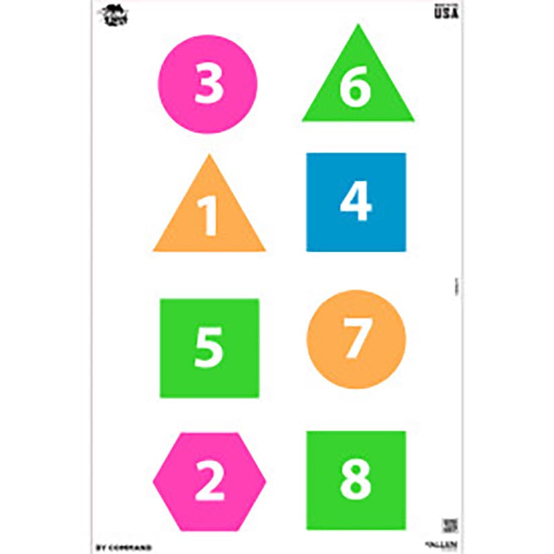 Allen Company EZ Aim Fun Group 12x18 Paper Targets (8-Pack)