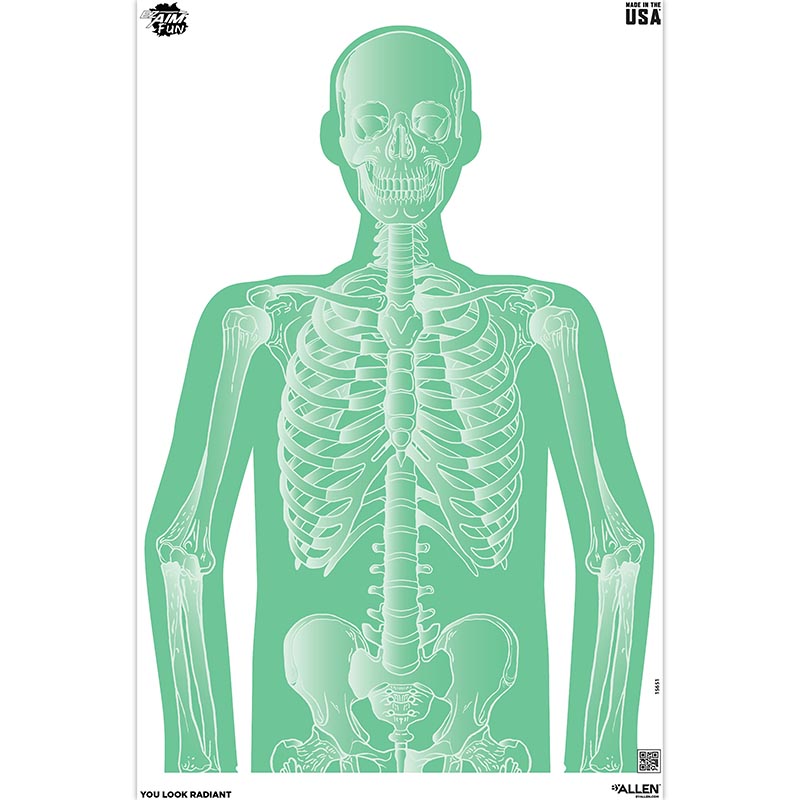 Allen Company EZ Aim You Look Radiant Silhouette Target 23"x35" Green (3-Pack)