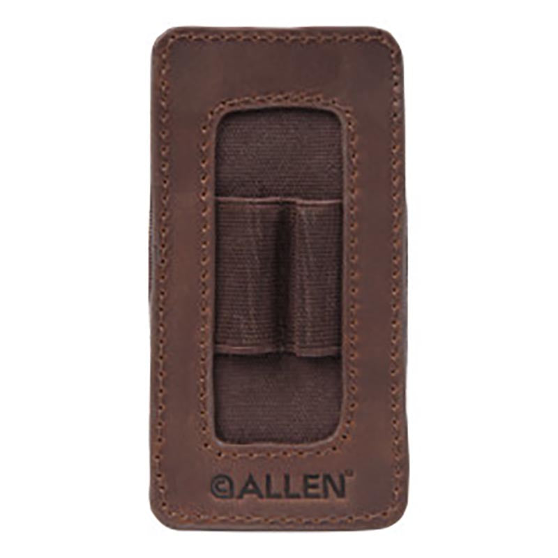 Allen Company Castle Rock Brown Leather Forend Shotgun Ammo Carrier