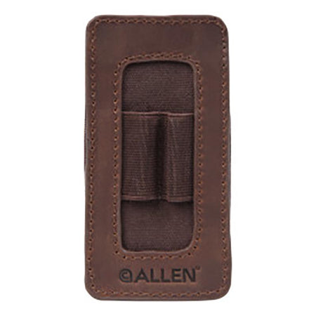 Allen Company Castle Rock Brown Leather Forend Shotgun Ammo Carrier