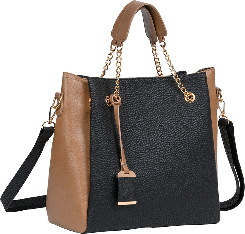 Bulldog BDP-061 Concealed Carry Tote Purse Holster Black Tan