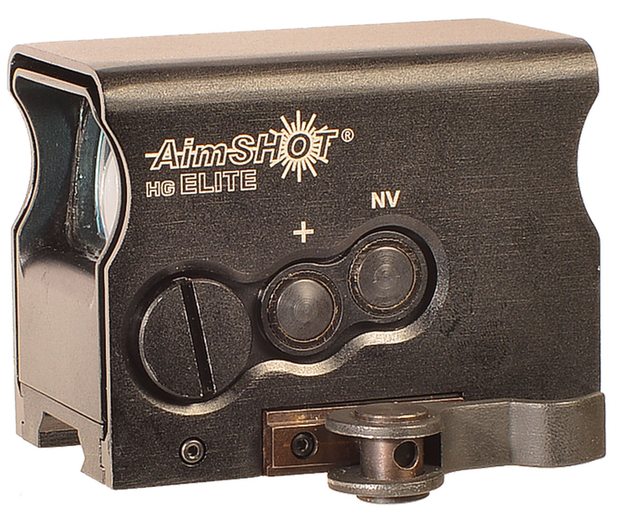 AimShot HGELITEBGREE Black Anodized HG Elite Green Crosshair Reticle 1x34mm Optic