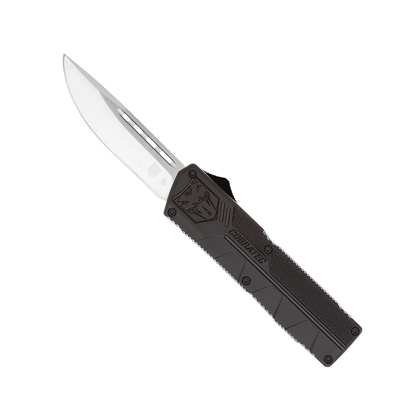 CobraTec Lightweight Black D2 Steel OTF Auto Knife