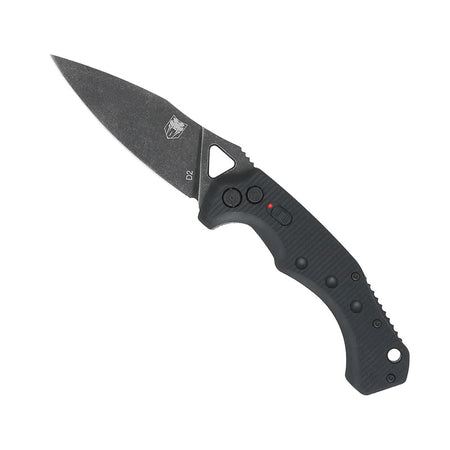 CobraTec Black Ryker Auto Folder Knife 3.75 Inch D2
