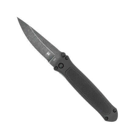CobraTec Black Quick Strike Hidden Release Auto Folding Knife 3.25"