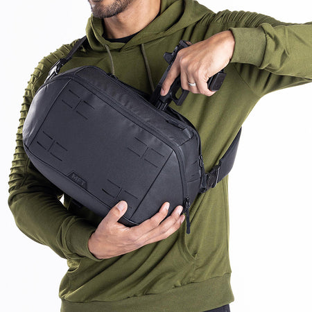 Mission First Tactical B2-SL-BL Achro EDC Sling Bag, Black