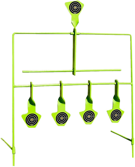 SME SMEST22RES Self-Resetting Rimfire Target Pistol/Rifle Black/Green Steel