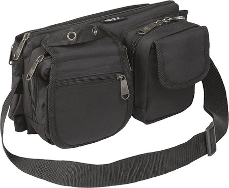 Bulldog Gun Cases Deluxe Satchel Go Bag/Waist Pack Black