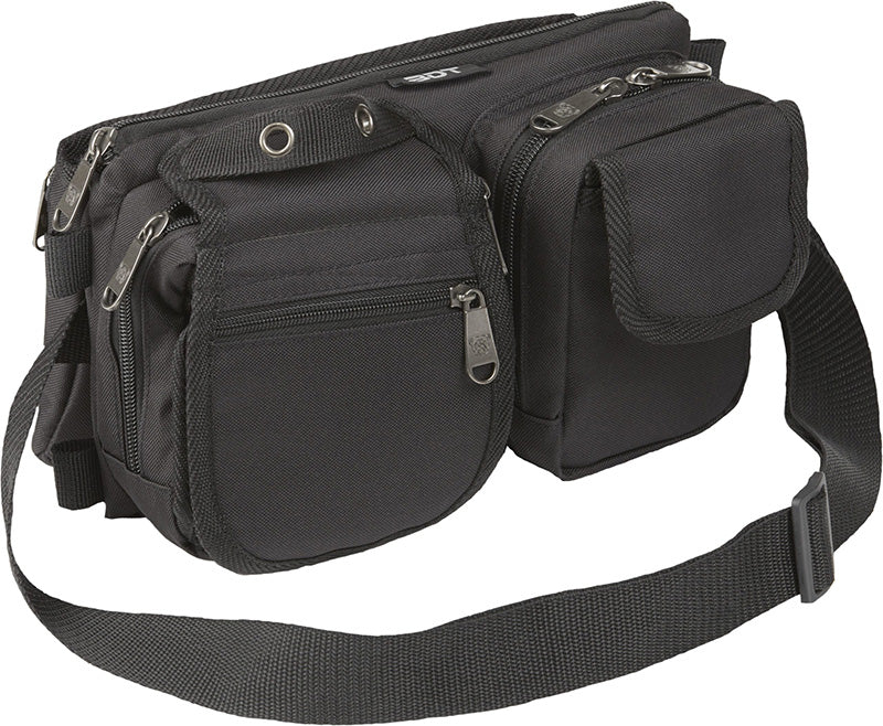 Bulldog Gun Cases Deluxe Satchel Go Bag/Waist Pack Black