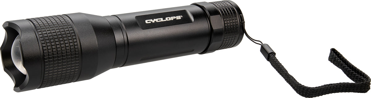 Cyclops CYCTF1500 1500 Lumen Tactical Flashlight White CREE LED 360 Meter Beam Waterproof Aluminum Body