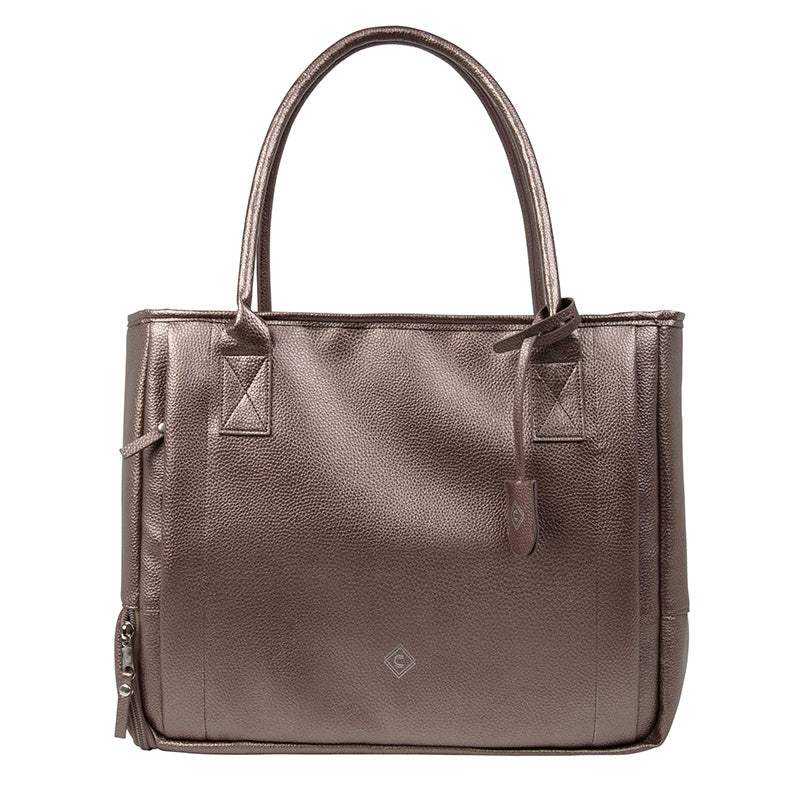 Girls With Guns Concealed Carry Large Tote Bag Bronze