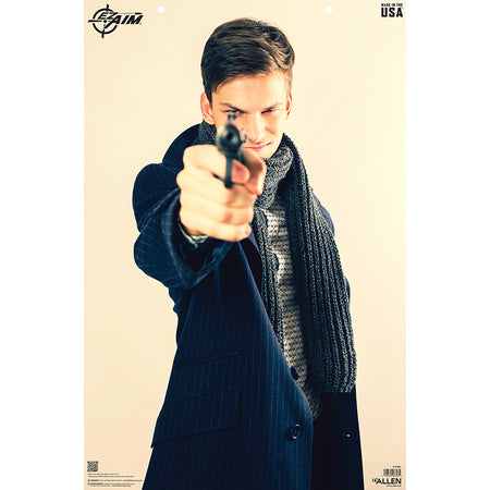 Allen Company EZ Aim Male Threat Photo Realistic Target 23"x35" (50-Pack)
