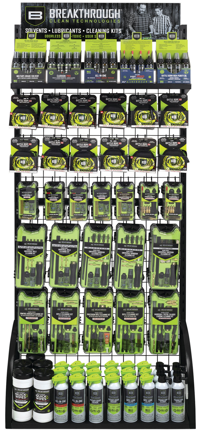 BCT 232pc Freestanding Master Display by Breakthrough Clean - Drop Ship