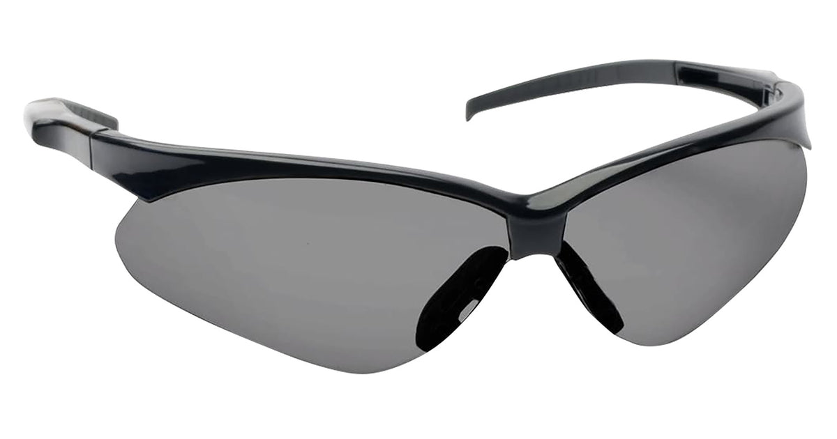 Walker's Crosshair Adult Sport Glasses - Smoke Gray Lens with Black Frame