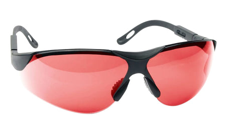 Walker's Elite Adult Sport Glasses - Vermilion Lens with Adjustable Black Frame