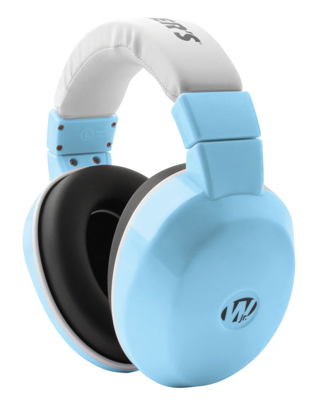 Walker's GWPINFMBL Passive 23 dB Over-the-Head Infant Earmuff Baby Blue/White Plastic