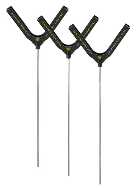 SME SMECTH Rugged Polymer Clay Target Holder Black 3 Per Pkg